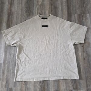 Essentials Fear Of Good Men's Relaxed Beige T-Shirt Size L